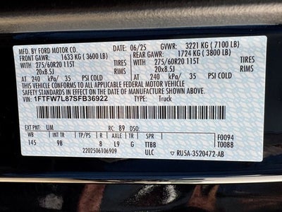 2025 Ford F-150 Platinum