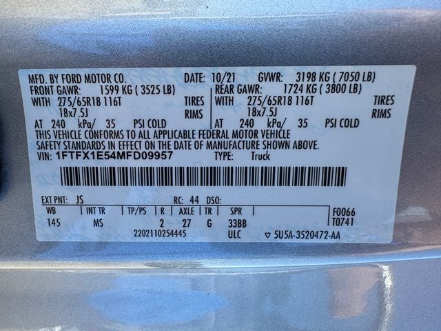 2021 Ford F-150 XLT | 302A | 5.0L V8 ENGINE | CO-PILOT 360 2.0