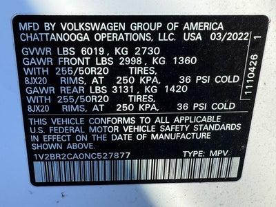 2022 Volkswagen Atlas SEL