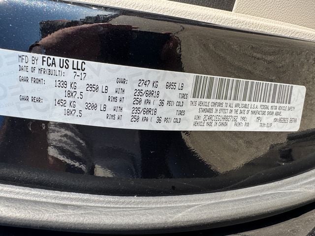 2017 Chrysler Pacifica Touring L Plus