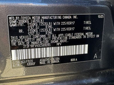 2025 Toyota RAV4 LE