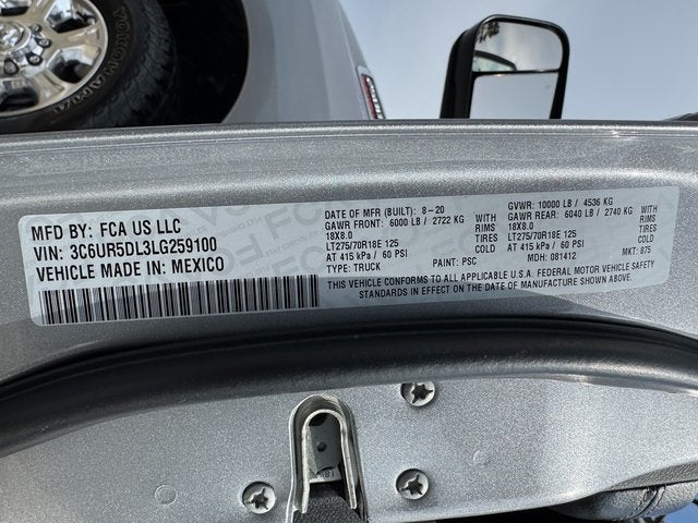 2020 RAM 2500 Big Horn