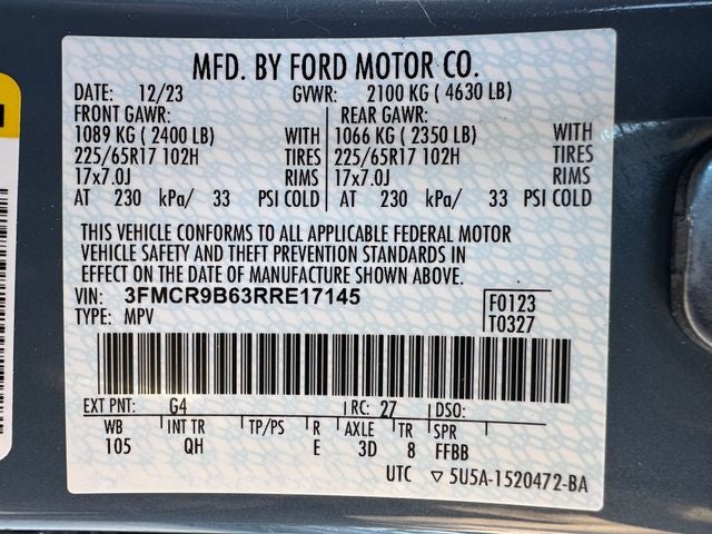 2024 Ford Bronco Sport Big Bend | Moonroof | 4X4