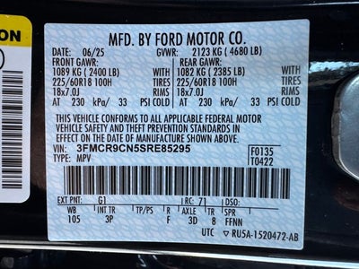 2025 Ford Bronco Sport Outer Banks Tech Pkg. | Wireless CarPlay | 4WD