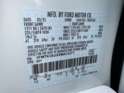 2025 Ford Mustang Mach-E Premium | Pano Roof | 88kWh EXT NCM Battery | AWD