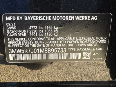 2021 BMW 3 Series 330i xDrive | M Sport Pkg | Premium Pkg | Driving Assist Pkg