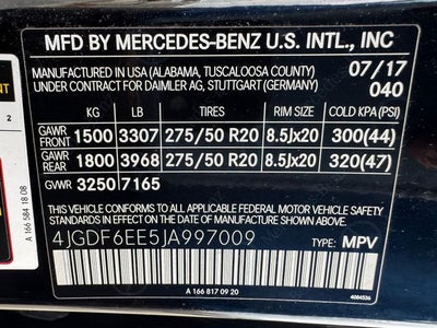 2018 Mercedes-Benz GLS GLS 450 4MATIC®