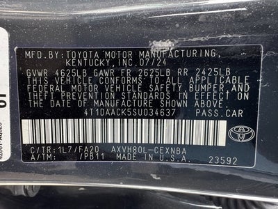 2025 Toyota Camry LE