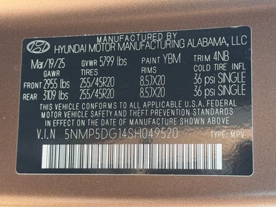 2025 Hyundai Santa Fe Hybrid Calligraphy