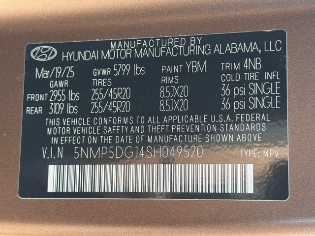 2025 Hyundai Santa Fe Hybrid Calligraphy