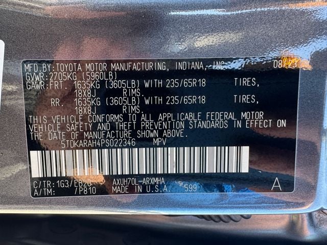 2023 Toyota Highlander Hybrid XLE