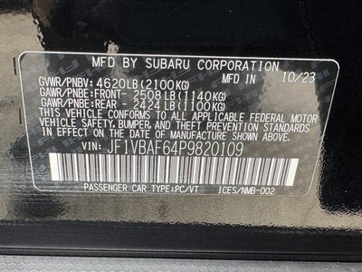 2023 Subaru WRX Premium | 6-Spd M/T | Apple CarPlay | Heated Seats