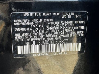 2016 Subaru Forester 2.5i Premium Premium