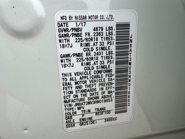 2017 Nissan Rogue SL | Pano Roof | Navigation | Heated Seats | AWD