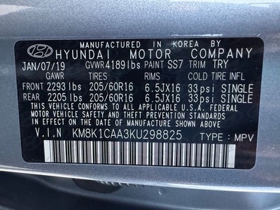 2019 Hyundai Kona SE | Apple CarPlay/Android Auto | AWD