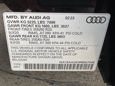 2024 Audi Q8 e-tron Premium Plus quattro