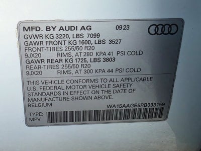 2024 Audi Q8 e-tron Premium Plus quattro