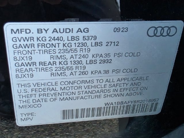 2024 Audi Q5 40 Premium Plus quattro