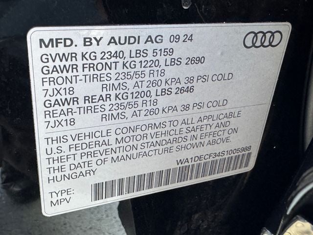 2025 Audi Q3 Premium S Line quattro