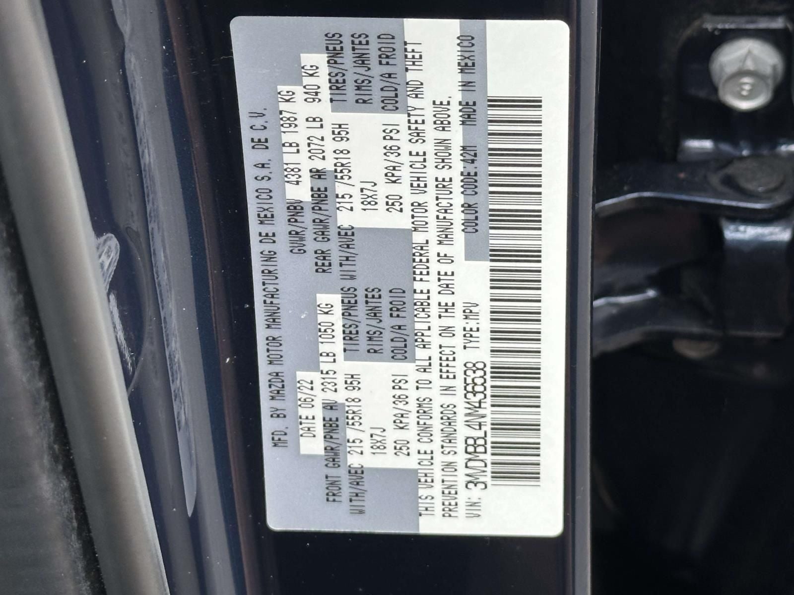 2022 Mazda Mazda CX-30 2.5 S Select Package