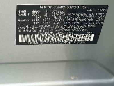2022 Subaru Ascent Premium