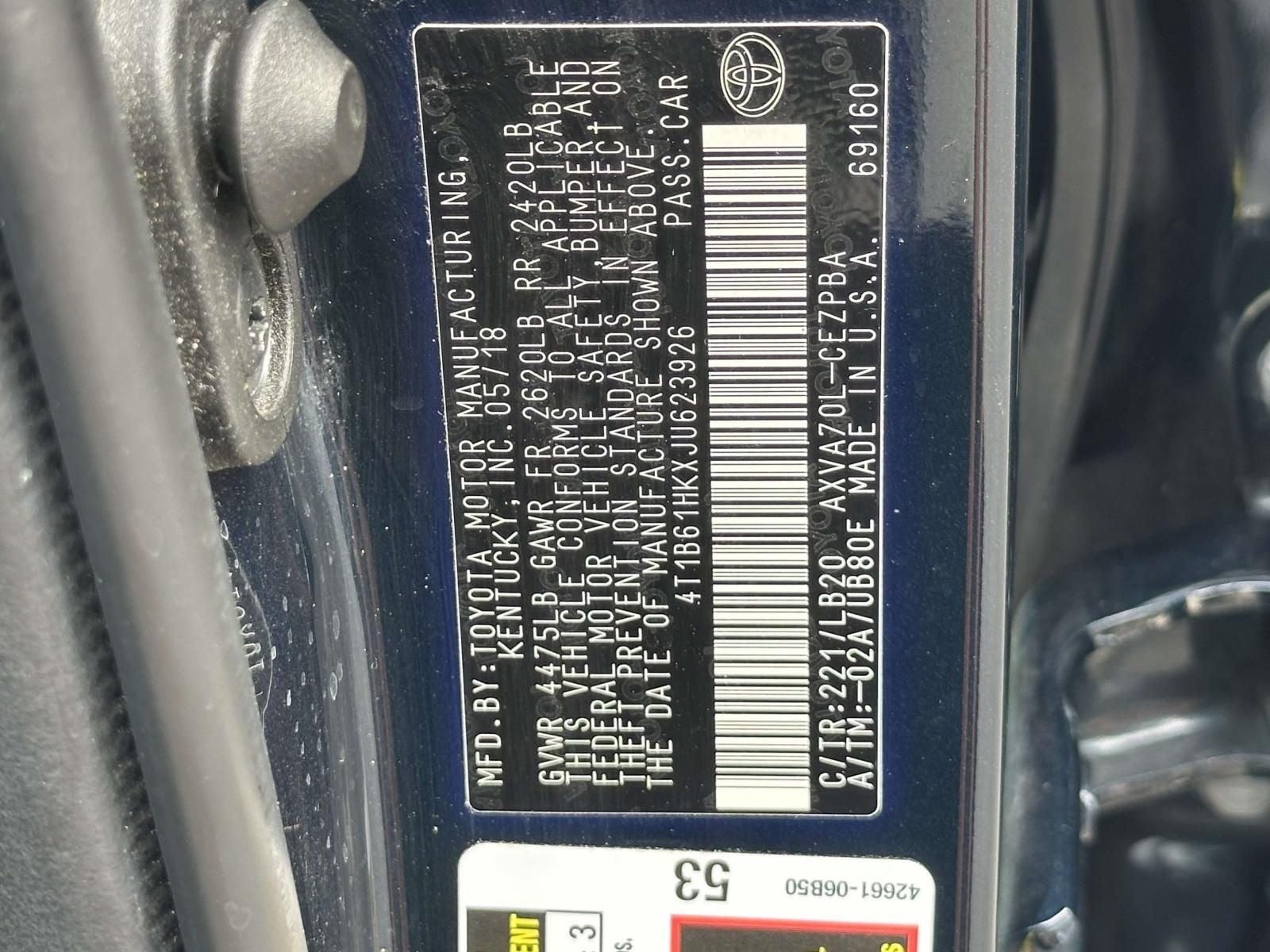 2018 Toyota Camry XSE