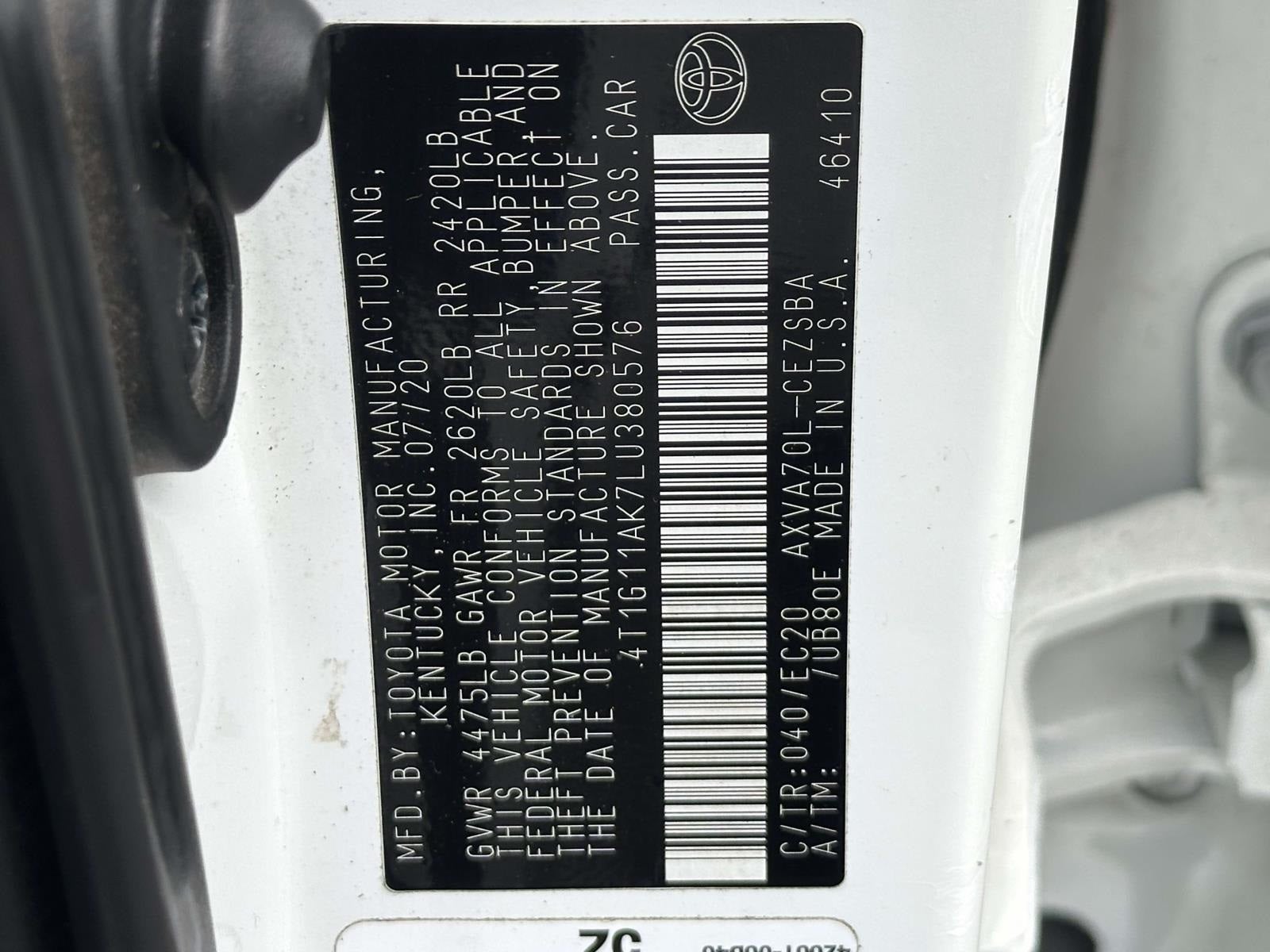 2020 Toyota Camry SE Nightshade