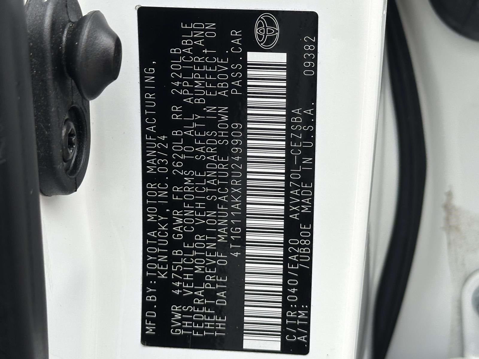 2024 Toyota Camry SE