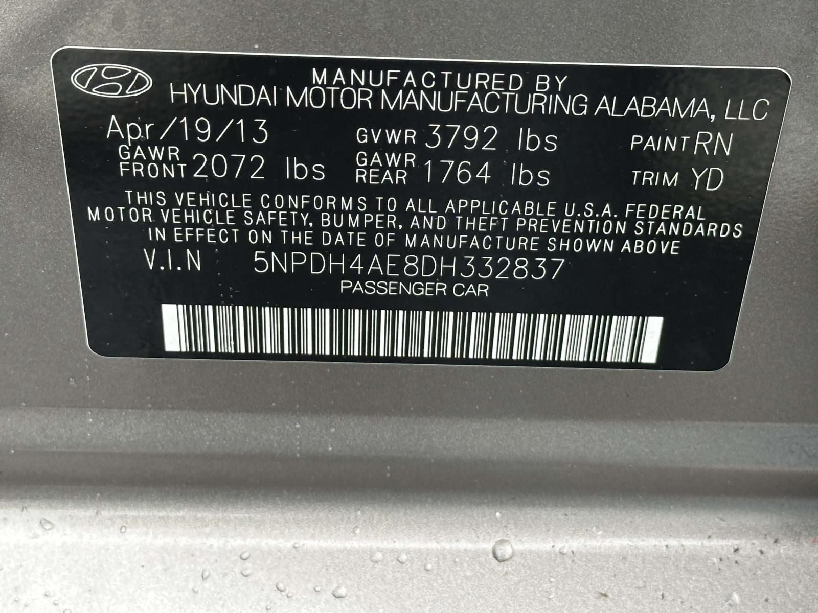 2013 Hyundai Elantra Limited