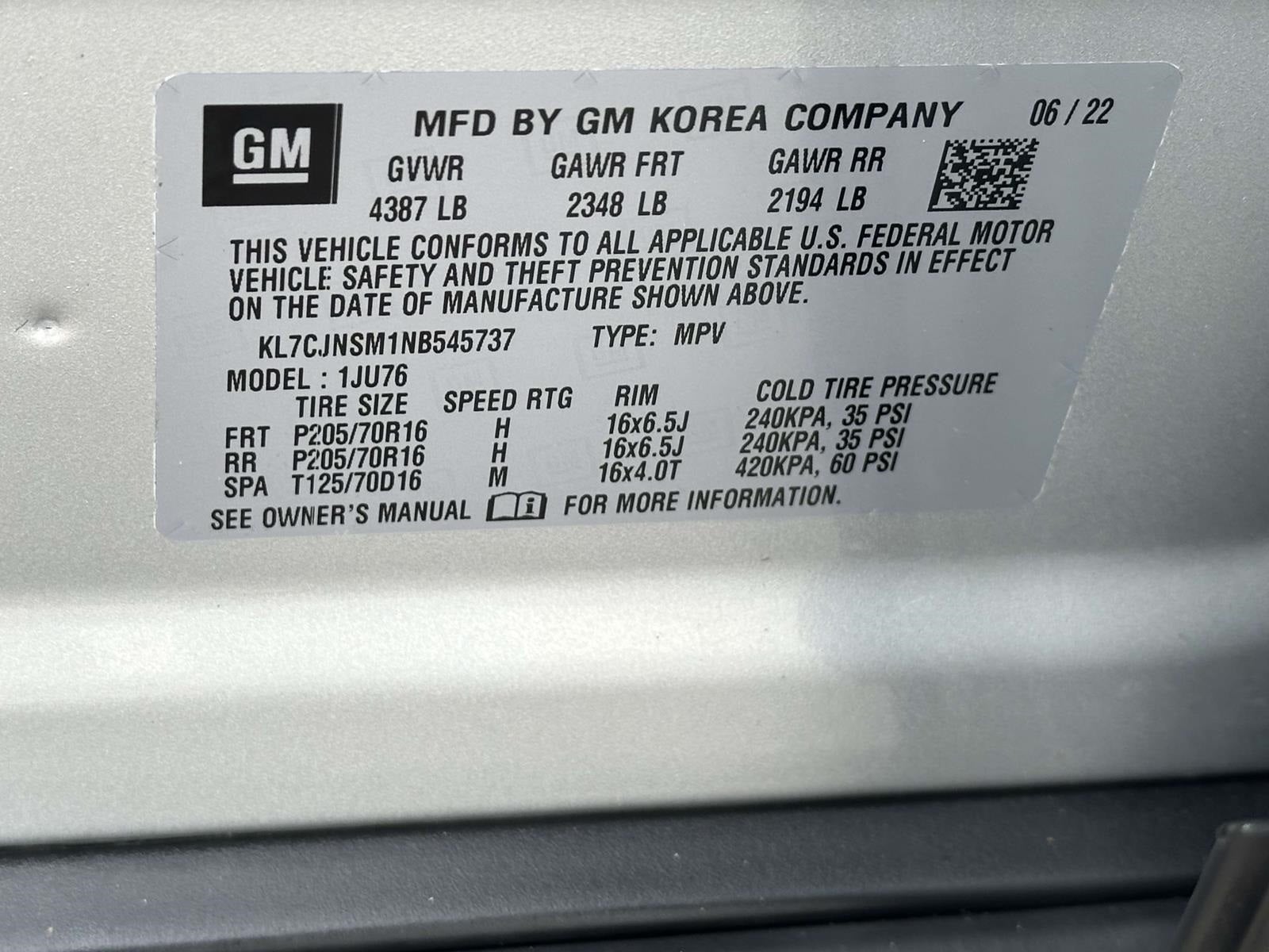 2022 Chevrolet Trax LS