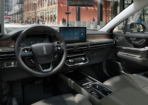 The interior dashboard of 2024 Lincoln Corsair® SUV is shown here. | Ted Britt Chantilly Lincoln in Chantilly VA
