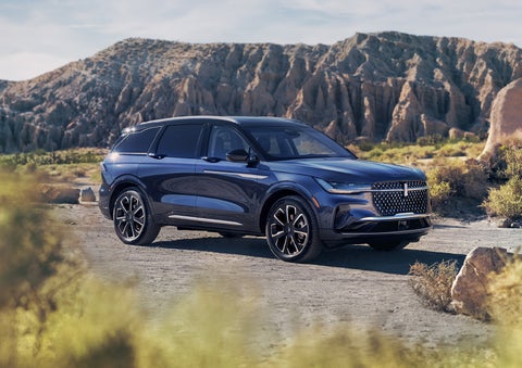 A 2024 Lincoln Nautilus® SUV is parked in a desert national park. | Ted Britt Chantilly Lincoln in Chantilly VA