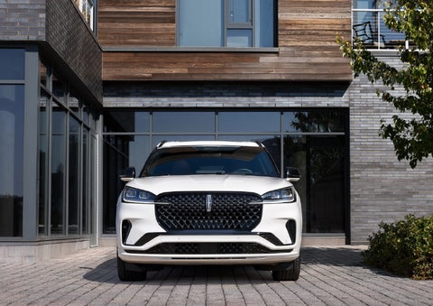 The front of a 2026 Lincoln Aviator® SUV is shown. | Ted Britt Chantilly Lincoln in Chantilly VA