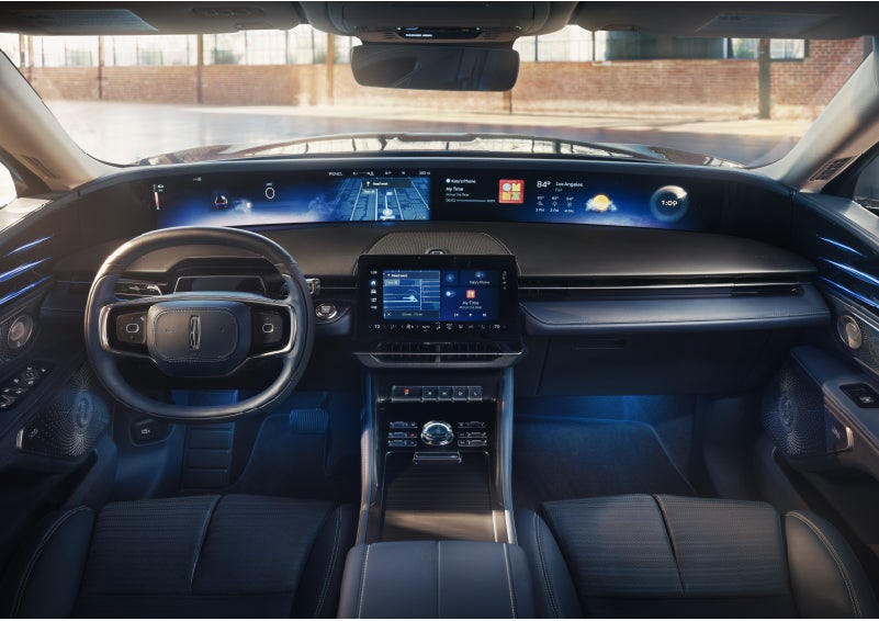 The panoramic display is shown in a 2026 Lincoln Nautilus® SUV. | Ted Britt Chantilly Lincoln in Chantilly VA