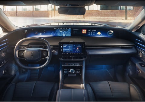The panoramic display is shown in a 2026 Lincoln Nautilus® SUV. | Ted Britt Chantilly Lincoln in Chantilly VA
