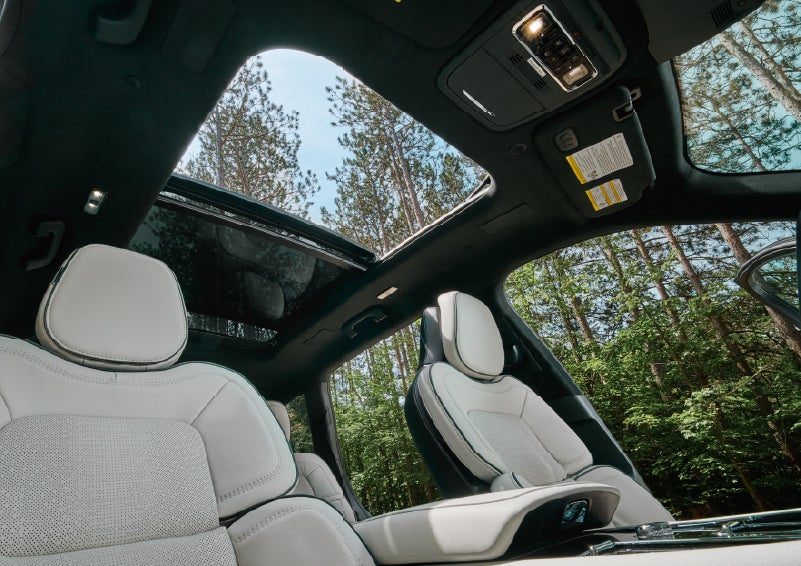 The front seats of a 2027 Lincoln Aviator® Black Label™ SUV | Ted Britt Chantilly Lincoln in Chantilly VA