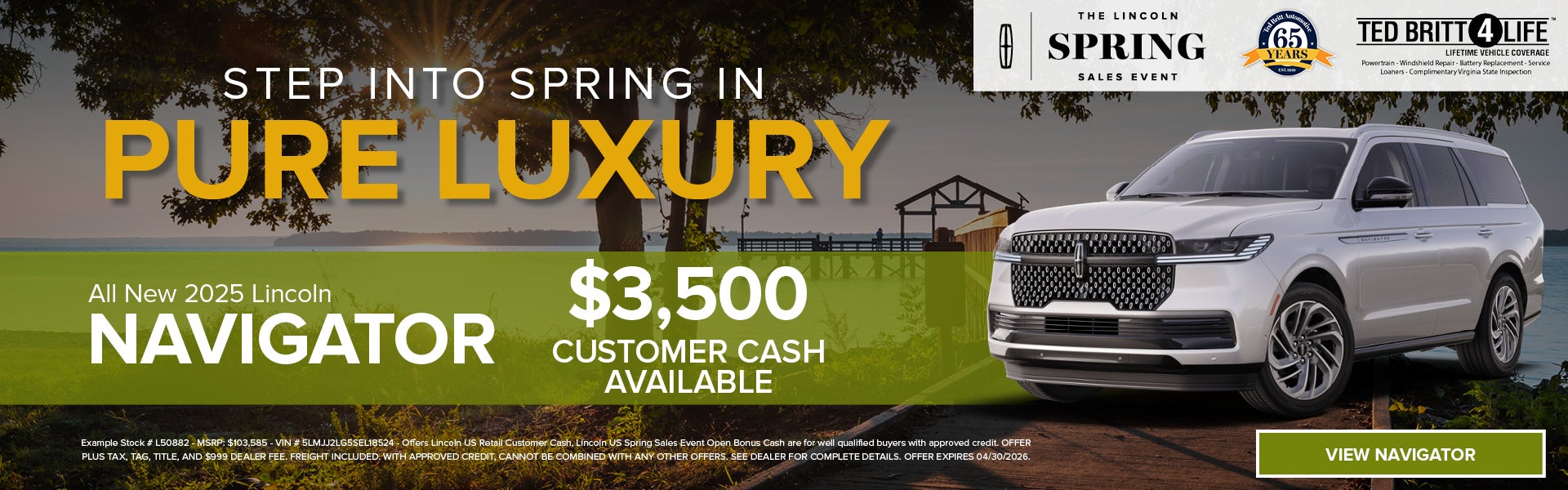 New 2025 Lincoln Navigator