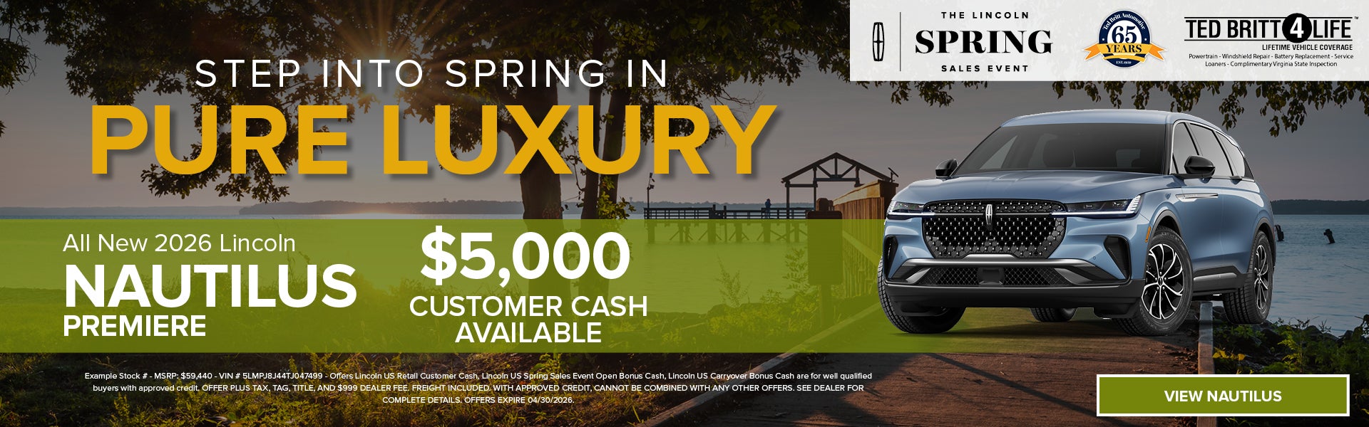 New 2026 Lincoln Nautilus