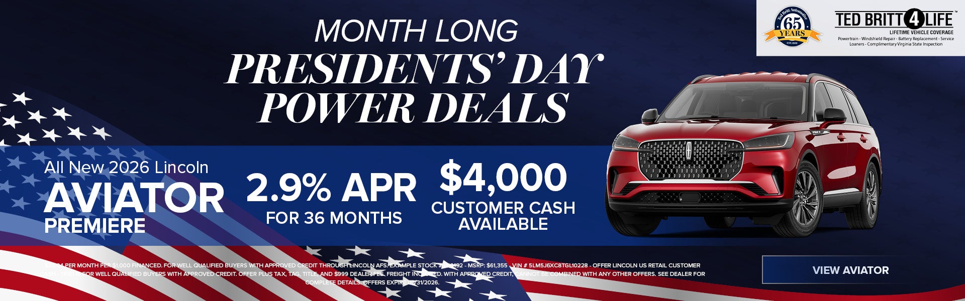 NEW 2026 LINCOLN AVIATOR