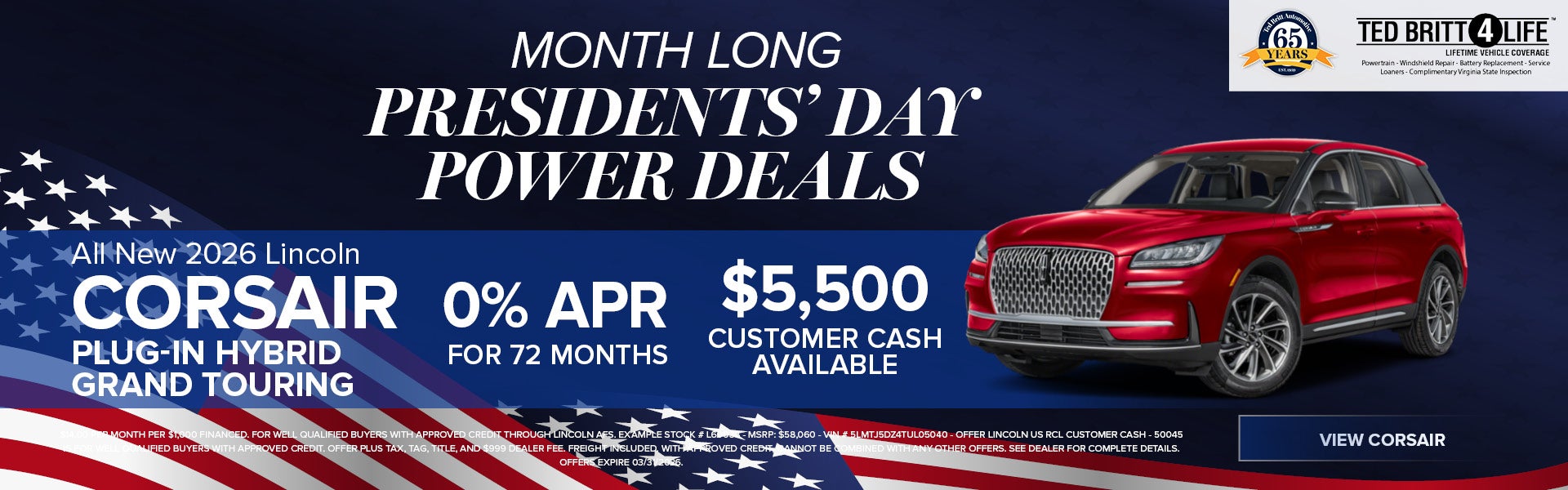 NEW 2026 LINCOLN CORSAIR PLUG-IN HYBRID