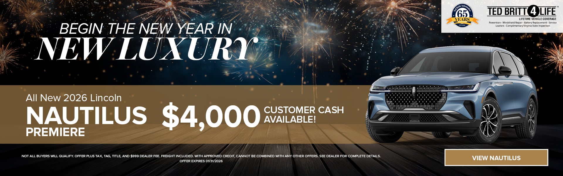 New 2026 Lincoln Nautilus