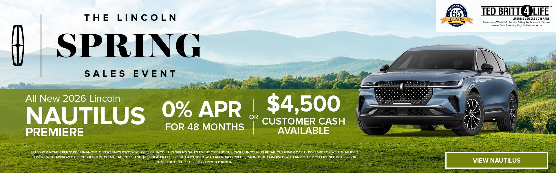 New 2026 Lincoln Nautilus