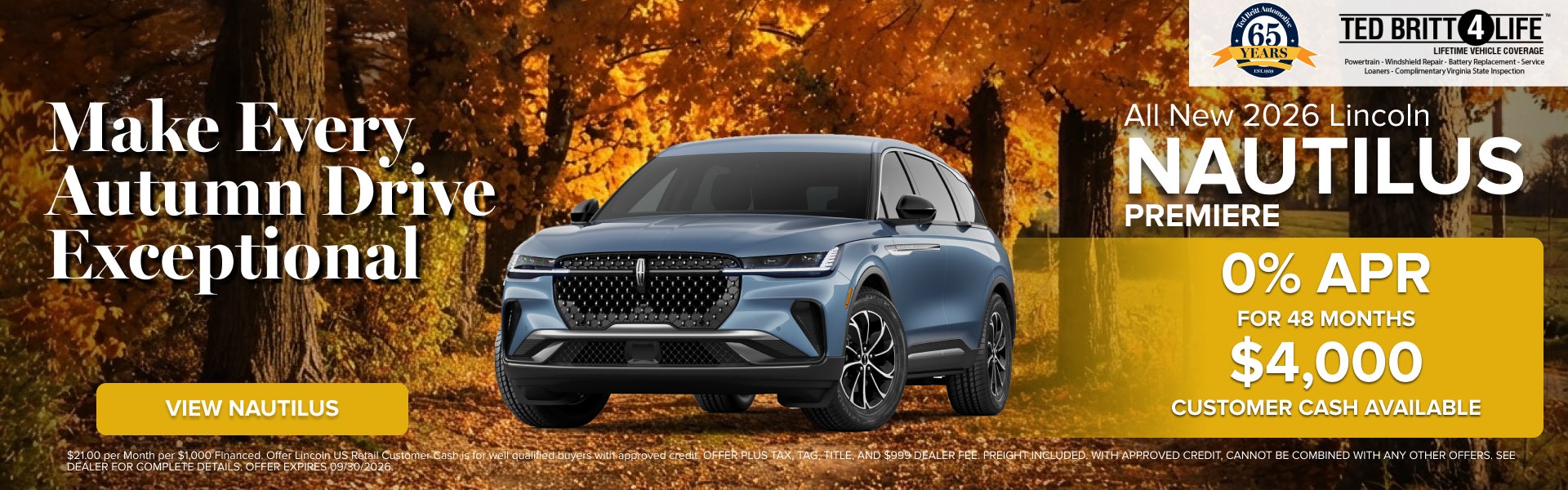 New 2026 Lincoln Nautilus