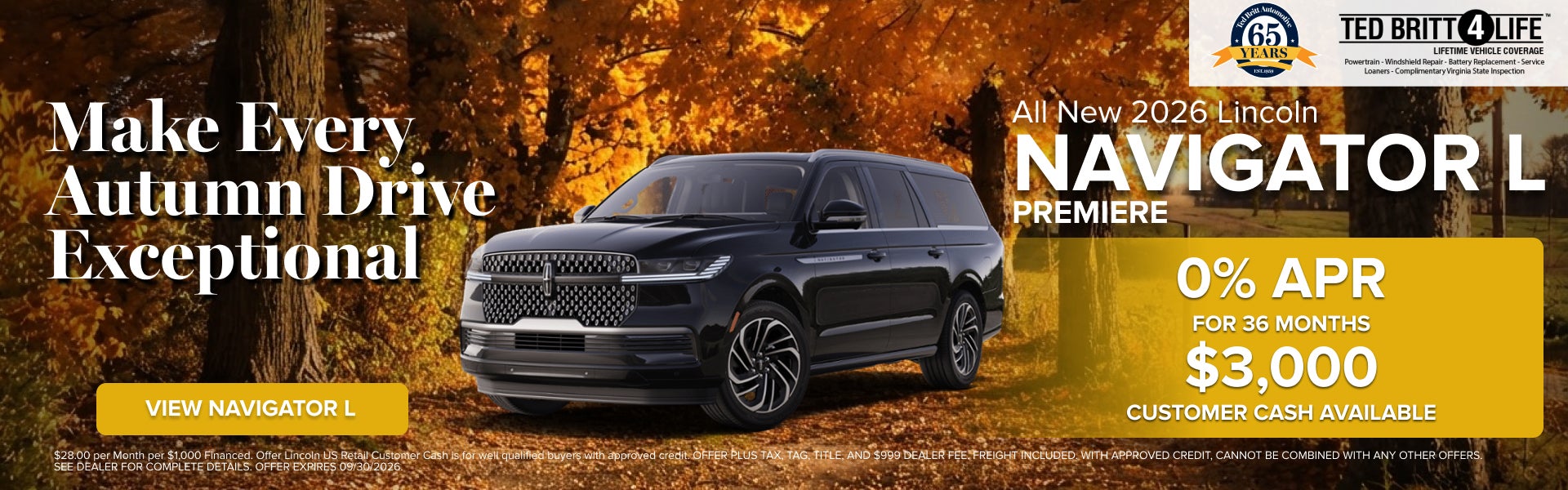 NEW 2026 LINCOLN NAVIGATOR L